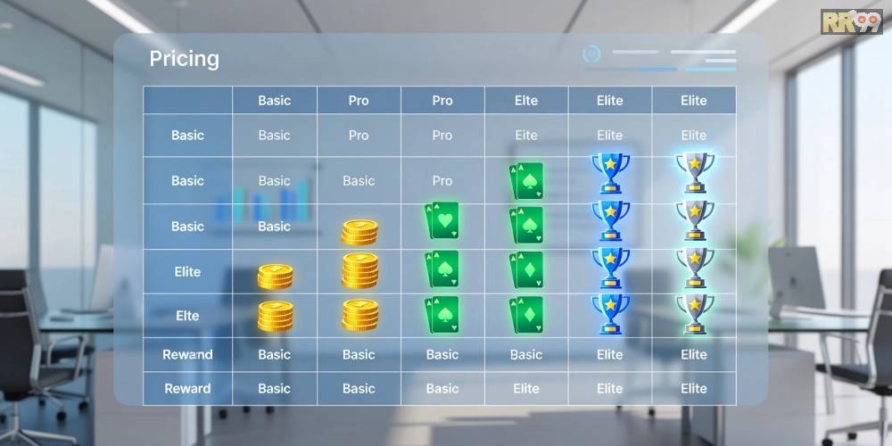 Bảng giá chi tiết các gói chơi game bài nổ hũ rr99 cập nhật 2025 với ưu đãi hấp dẫn