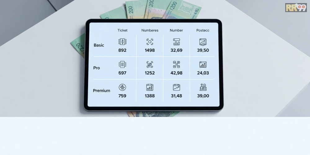 Bảng giá chi tiết các gói dịch vụ xổ số minh ngọc rr99 cập nhật năm 2025