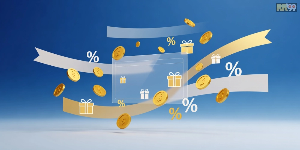 Hình minh họa khái niệm chương trình khuyến mãi RR99 với các ưu đãi hấp dẫn.