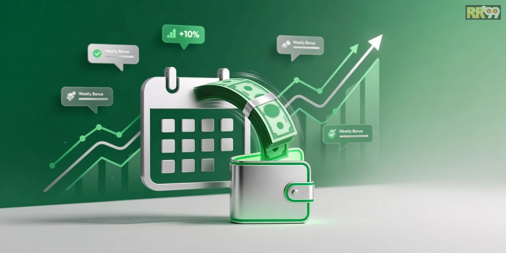 Hình ảnh minh họa chương trình hoàn tiền hàng tuần hấp dẫn từ rr99