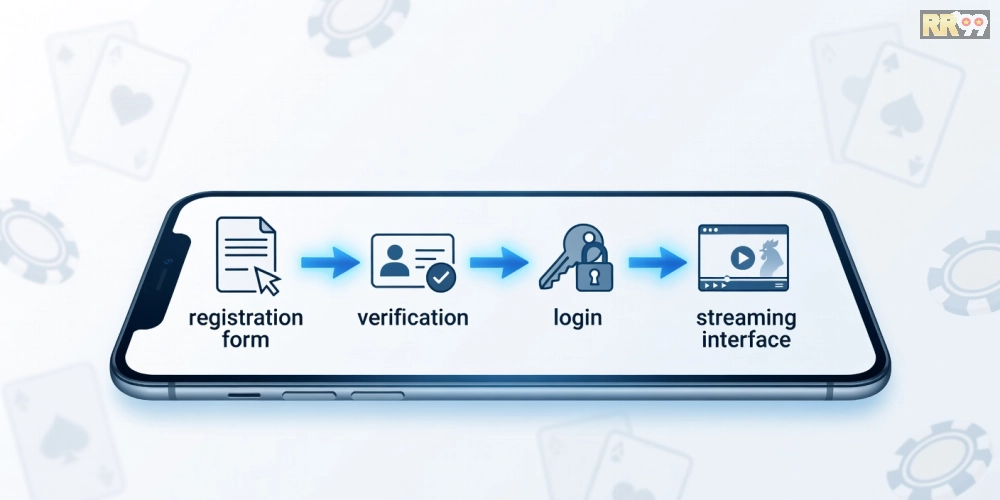 Hướng dẫn từng bước đăng ký và sử dụng xem đá gà trực tiếp casino rr99 an toàn