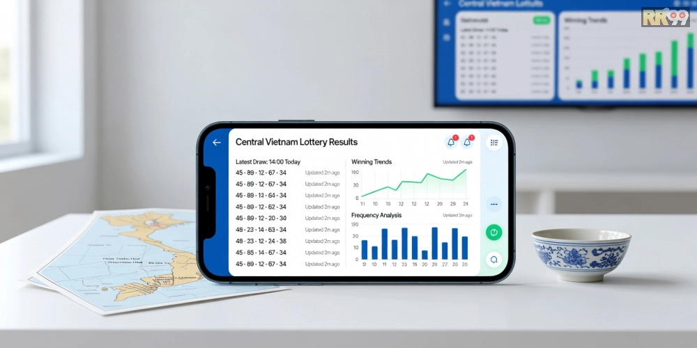 Giao diện thân thiện của RR99 giúp theo dõi xổ số miền trung dễ dàng