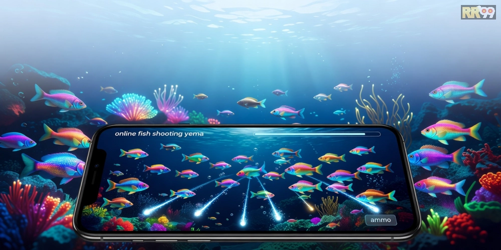 Caption tiếng Việt ngắn gọn 8–16 từ: Hình minh họa khái niệm tải game bắn cá online rr99 với giao diện hấp dẫn