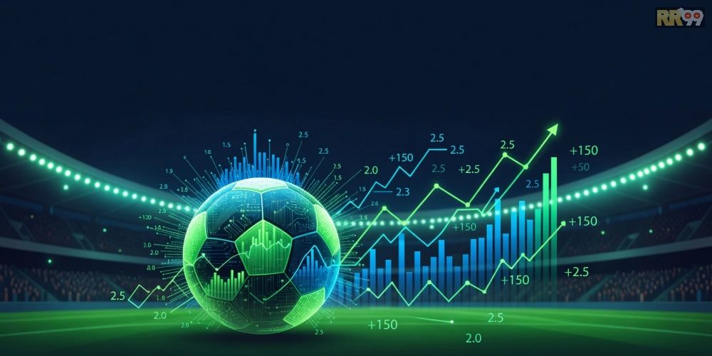 Khái niệm thể thao bóng đá rr99 được minh họa qua biểu đồ tăng trưởng thị trường