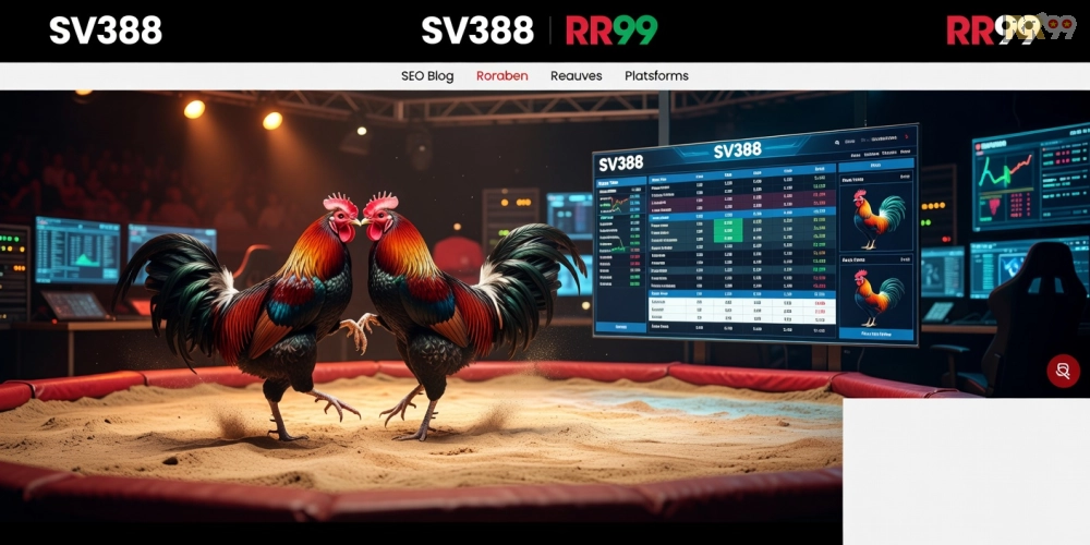 Hình ảnh giao diện xem đá gà trực tiếp trên SV388 tích hợp RR99 với các trận đấu hấp dẫn